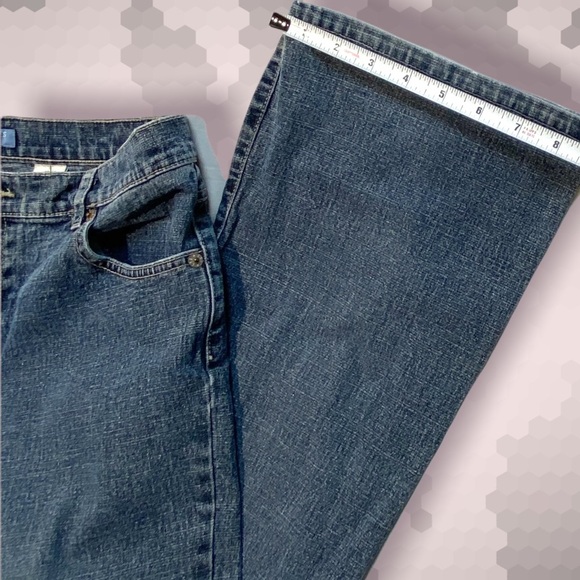 Canyon River Blues Flare Jeans Embroidery Sz 12 1/2 - Picture 5 of 13